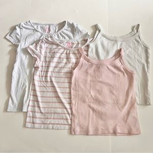 4T toddler girls tees and tanks